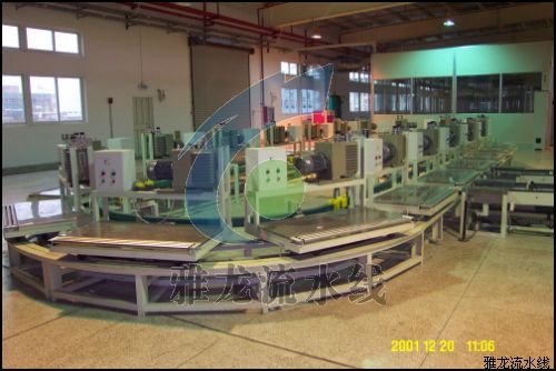 环形小车流水线